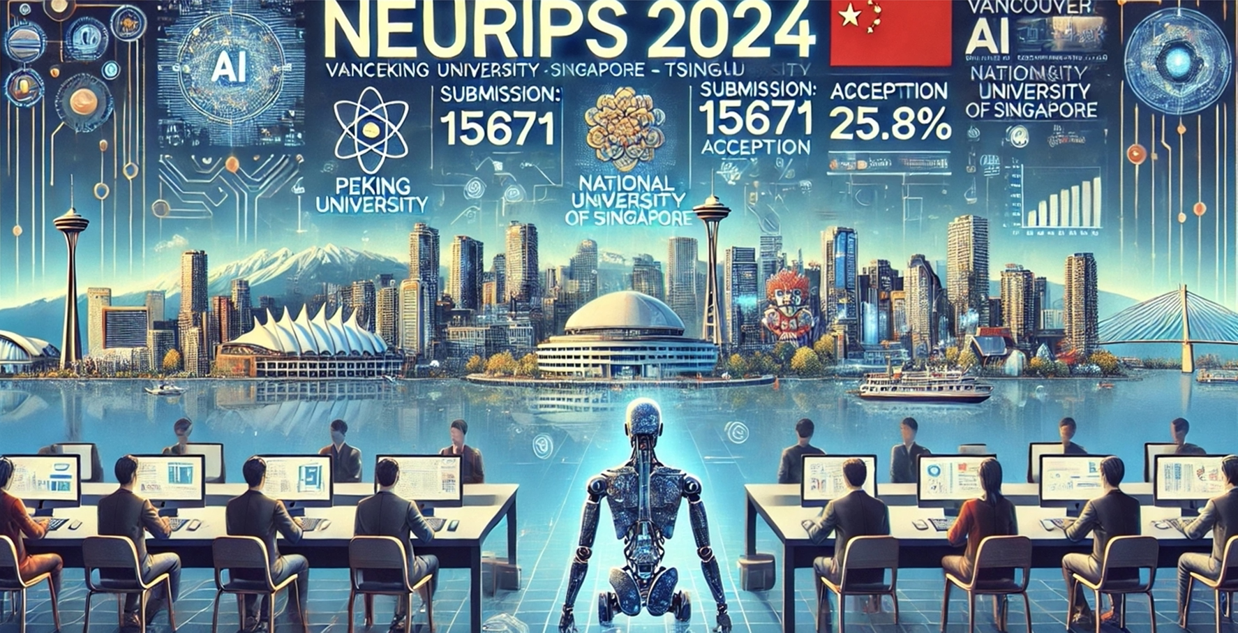 NeurIPS 2024顶会概览：投稿创新高，华人学者表现卓越