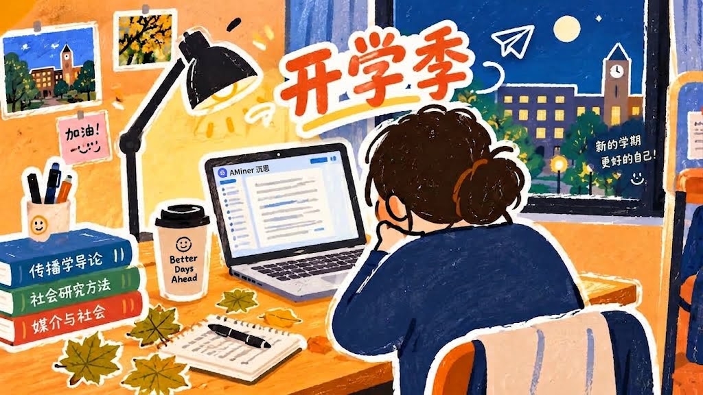 开学季｜写文献综述比做实验还难？AMiner沉思帮你速通
